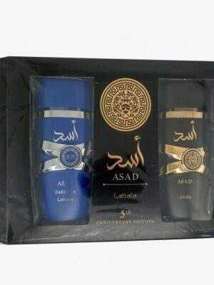 715CDA42CAA64F1E434D4E0950443F30_ Lattafa asad box zanzibar 100 ml + asad 100 ml