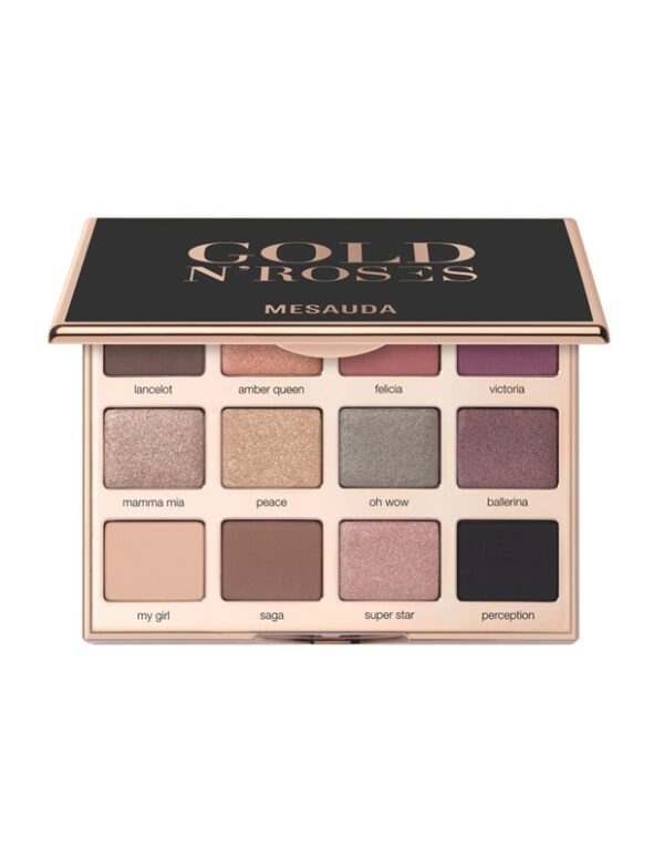 Mesauda gold n'roses palette
