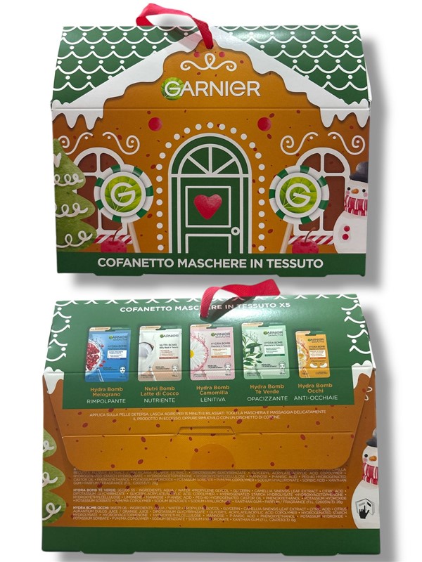 1C0842D52C72ECA87A56CCED789CAF26_ Garnier cofanetto 5 maschere in tessuto(4 viso 1 occhi)