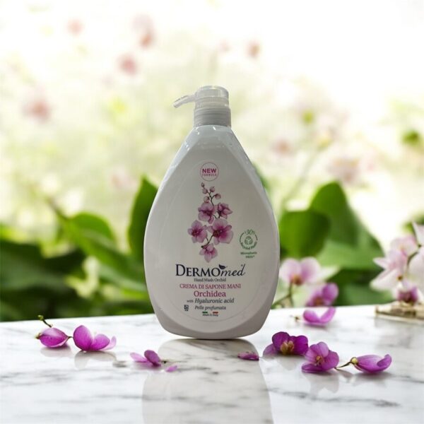 4E9526ADB94993E6CC2671D11FADD9D2_ Dermomed crema di sapone mani orchidea 1000ml