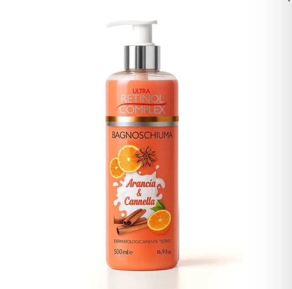 Retinol complex bagnoschiuma arancia & cannella 500ml