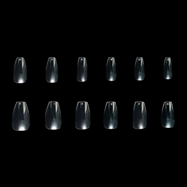 Estrosa nail gel tips ballerina corta 240pz art. 7656