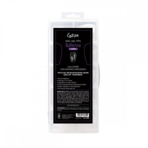 Estrosa nail gel tips ballerina corta 240pz art. 7656