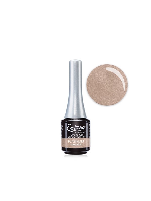 Estrosa smalto gel platinum metallic