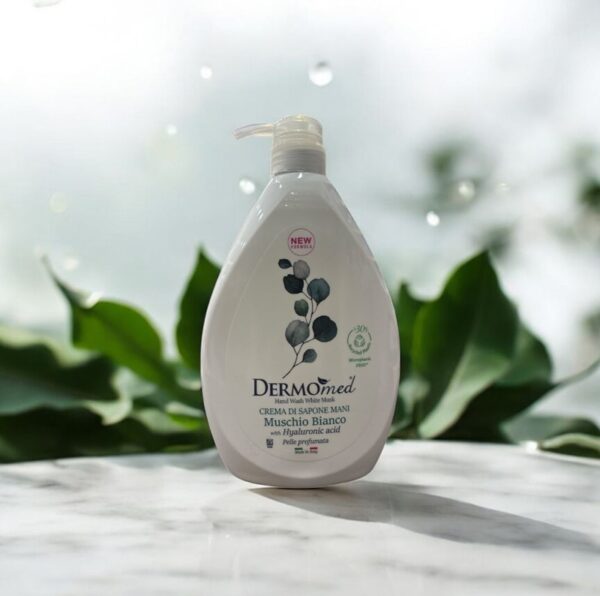 F4CEC7231F2CDD8858CFE8CA0CAD4350_ Dermomed crema di sapone mani muschio bianco 1000ml
