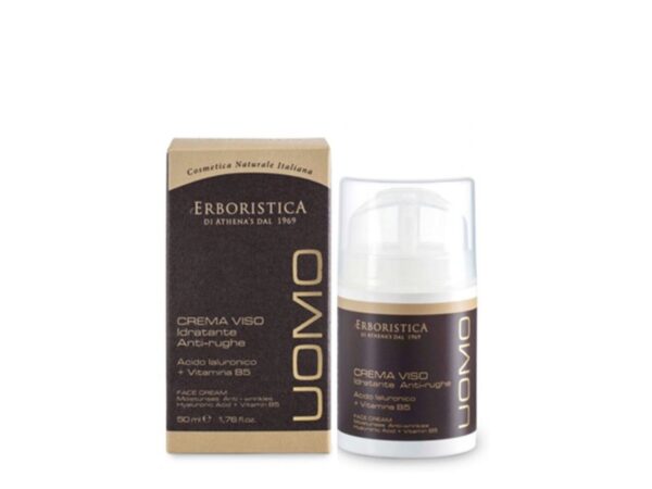 L'erboristica crema viso uomo idr. anti-rughe acido jal