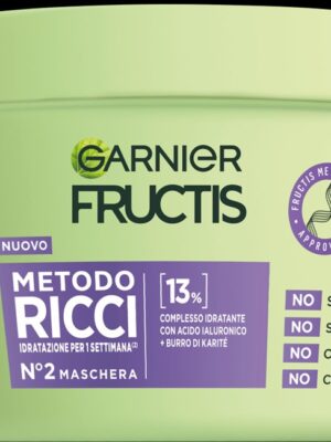 Garnier fructis metodo ricci maschera