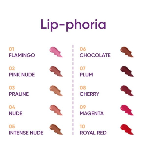 Nejha lip-phoria - tinta liquida - 10 royal red
