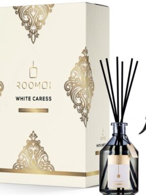7EB7C1419EE3C7078A2136E219417825_ Roomoi white caress 200ml+spray room 100ml+sticks