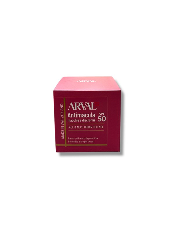 Arval antimacula - face & neck urban defence spf50 50ml
