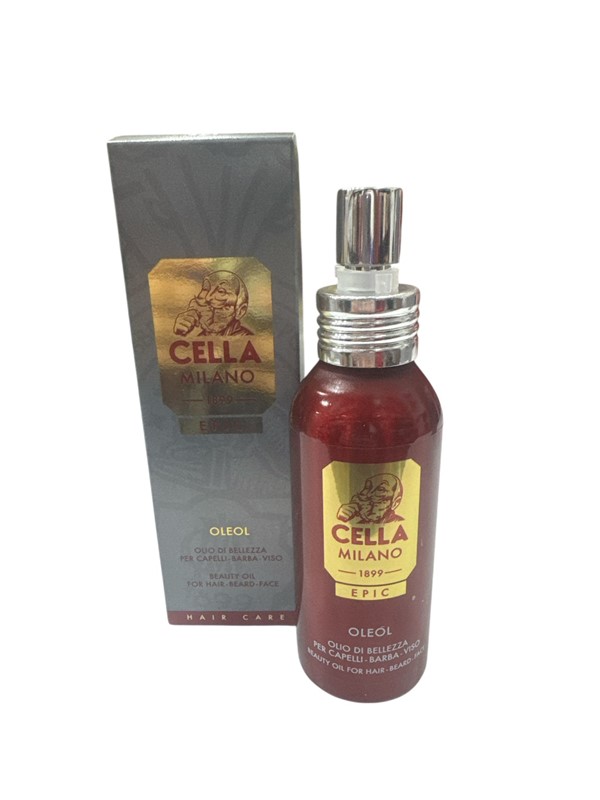 Cella milano olio di bellezza per capelli barba viso 50ml