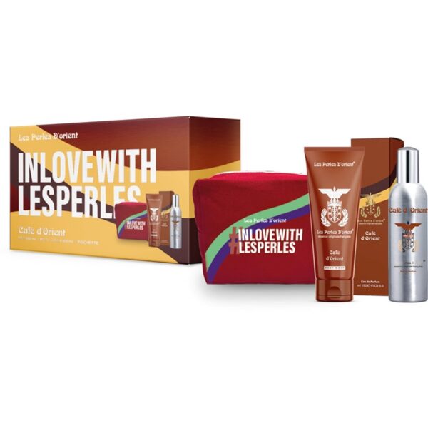 FAED53CDE9B4EB3A0144D978EA3D4818_ Les perles cafe' d'orient edp 150 ml + b/s 100 ml + beauty
