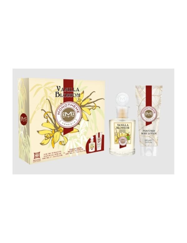 07879655343ABF64D918CA27F59A3111_ Monotheme box vanilla blos.edt 100 ml + shower gel 100 ml