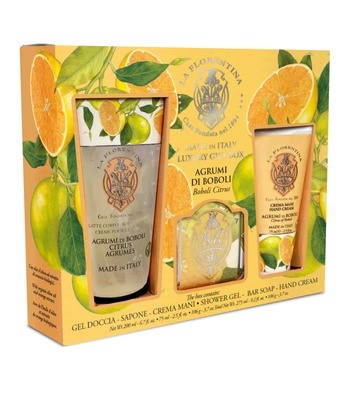 La florentina agrumi box sapone-crema mani-shower 200ml