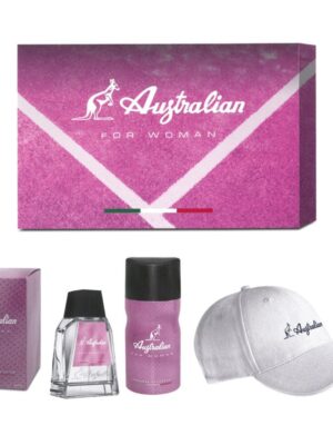 33616845AF112CC5860B02F67E9BA8F5_ Australian viola box edt 10 ml + deo 150 ml + berretto