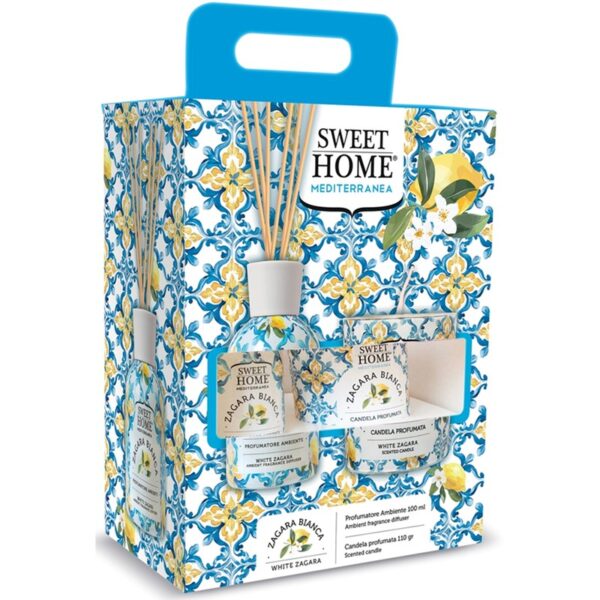 33CAFC40EA95301855C8F138CA092AB2_ Sweet prof. ambiente 100 ml + candela zagara bianca