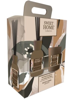 3913EC2D29750E4795E6C3266E150764_ Sweet prof. ambiente 100 ml + candela soffio d'ambra