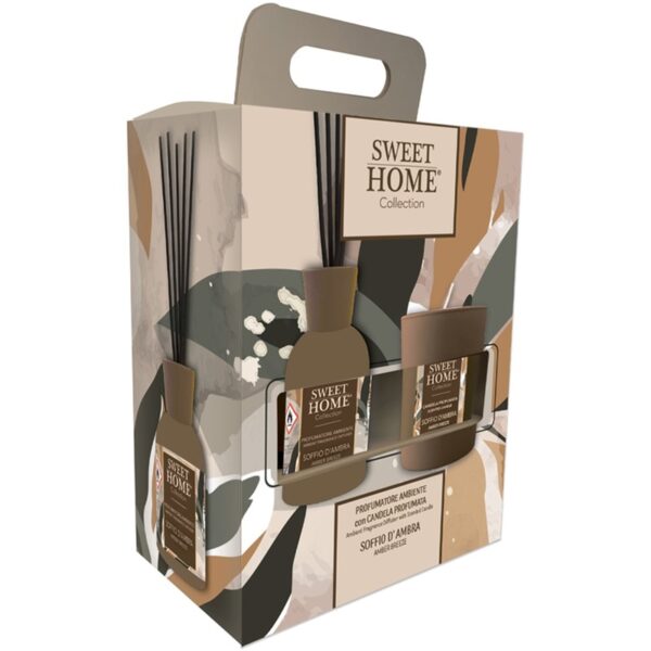 3913EC2D29750E4795E6C3266E150764_ Sweet prof. ambiente 100 ml + candela soffio d'ambra