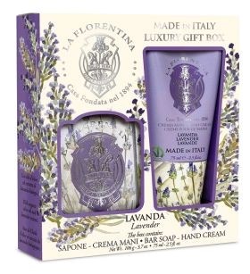 5DC28EBF1F35C4BF7F9437C20D7041C7_ La florentina box sapone & crema mani lavanda