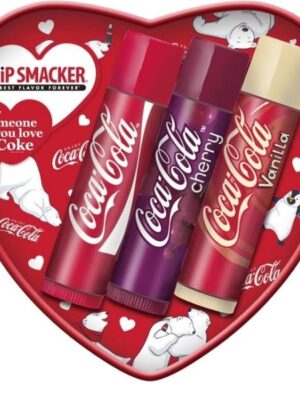 7B06B2DBE651F11792AE42A17154C299_ Markwins coke 3pc heart lip balm tin - trio