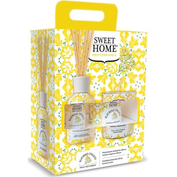 7E01ECF35B5341CC3D0F9CE0B2BBDE39_ Sweet prof. ambiente 100 ml + candela elicriso italico