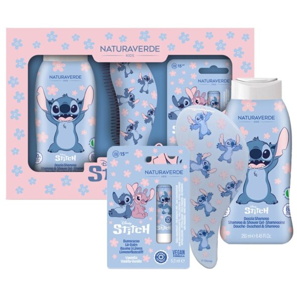 Naturaverde stitch giftset spazzola 3 pz