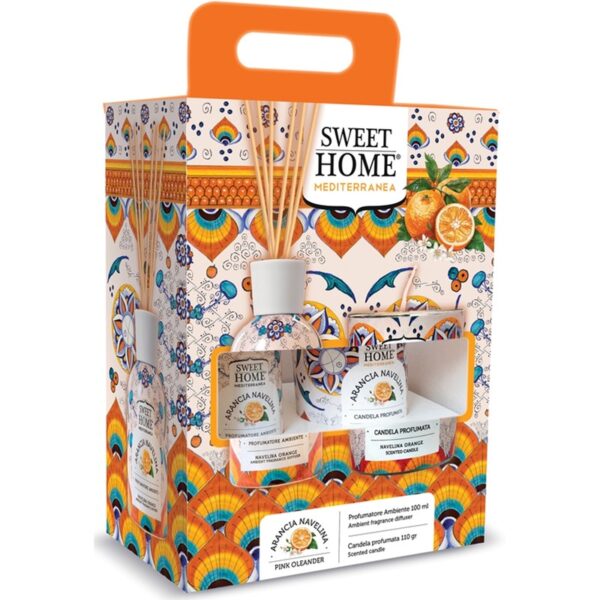 Sweet prof. ambiente 100 ml + candela arancia navelina