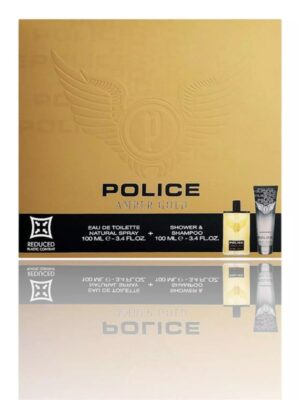 EC5A503AC60255BA8DE53D1A31D8BCFC_ Police amber gold box edt 100 ml + shower&shampoo 100 ml