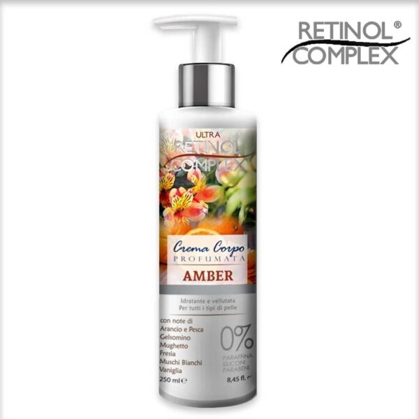 0D556965D1E9B82DB364B454DA8E4C99_ Retinol complex crema corpo profumata amber 250ml