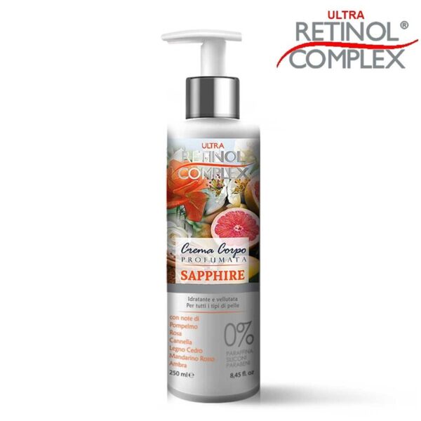 CEA650A9277759173407E4696DE04420_ Retinol complex crema corpo profumata sapphire 250ml