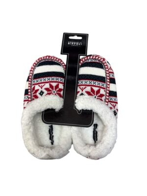 Eb pantofole tessuto maglia-ecopelliccia l