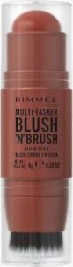 Rimmel multi-tasker blus 'n' brush 350 roasted peach