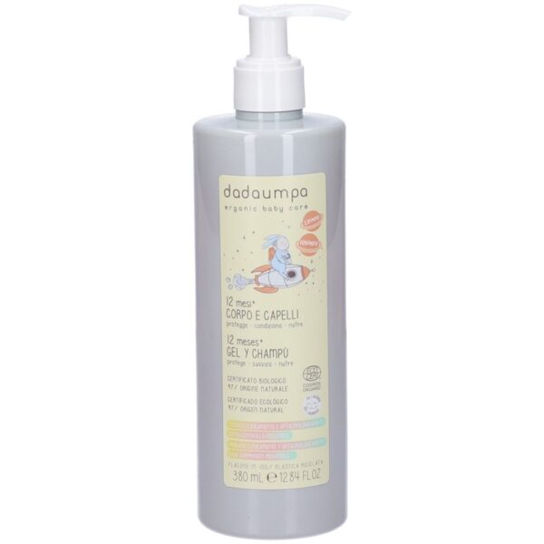 Dadaumpa dadaumpa 12m bagno e shampoo cert bio 380 ml
