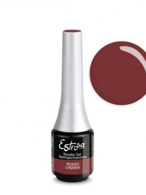 Estrosa smalto gel coffee rosso cremisi 7963