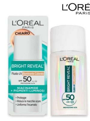 L'oreal bright reveal spf50 chiaro 50ml