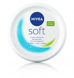 Nivea soft crema idratante corpo viso mani 200 ml