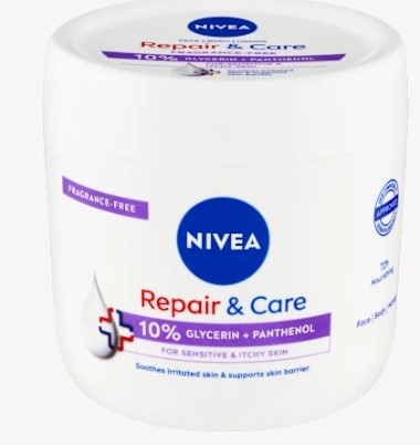 Nivea crema corpo repair&care 10% gliceryn + pant 400ml
