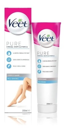 D5C8C13AE324391B1A881B9513753AF6_ Veet pure crema depilatoria pelli sensibili 200 ml