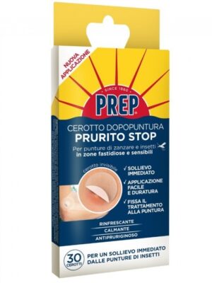 Prep cerotto dopopuntura prurito stop 30pz