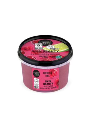 29493FA074E194217F5F1AFD504E7EFB_ Organic shop scrub corpo ciliegia e lime 250 ml