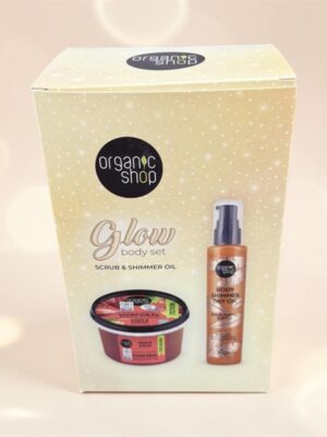 Organic shop cofanetto glow 250ml + 100 ml