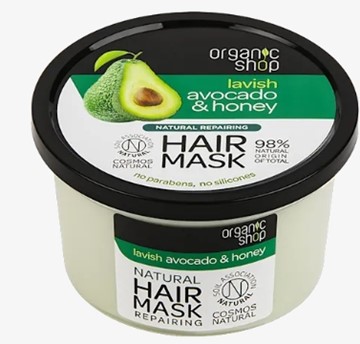 Organic shop maschera avocado