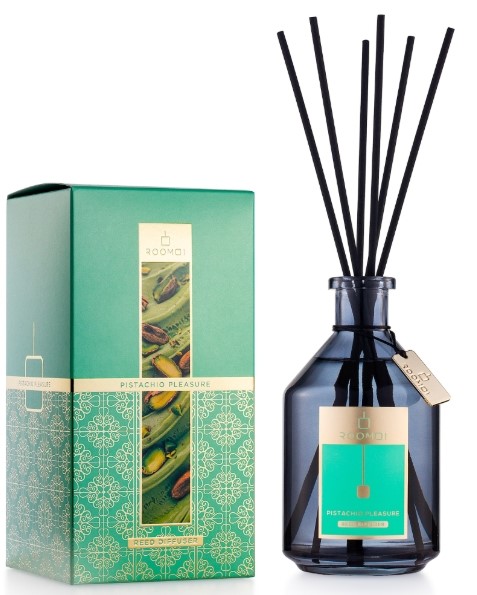 Roomoi reed diffuser pistachio pleasure 500 ml