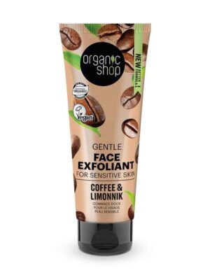 87DED3D47BFD37D1E8C96E0A563E8345_ Organic shop scrub viso delicato al caffe' 75 ml