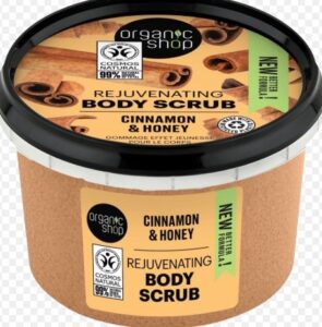 Organic shop scrub corpo miele e cannella 250 ml