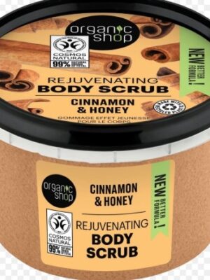 9DC438A2A938570947348730AACD3F7D_ Organic shop scrub corpo miele e cannella 250 ml