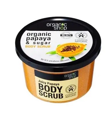 A390793B1CD43FFCF18694B510C74962_ Organic shop scrub corpo papaya 250 ml