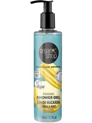 B2A3A3A6719B1587E12D56092F28F111_ Organic shop gel doccia lemon macaron 280 ml