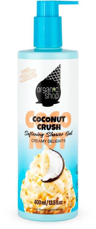 Organic shop gel doccia ice cream delicato cocco 400 ml