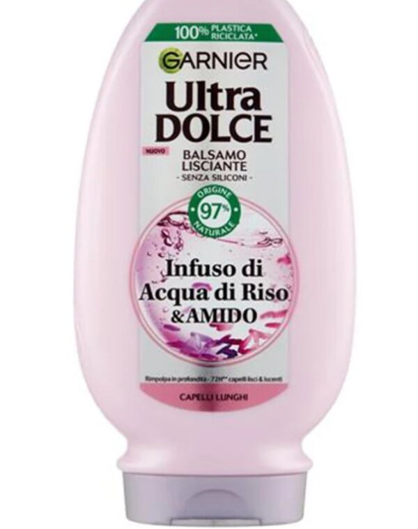 Garnier ultradolce rice water balsamo 360 ml